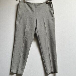 Judith & Charles 100% Virgin Wool geometric pattern trousers Sz 8